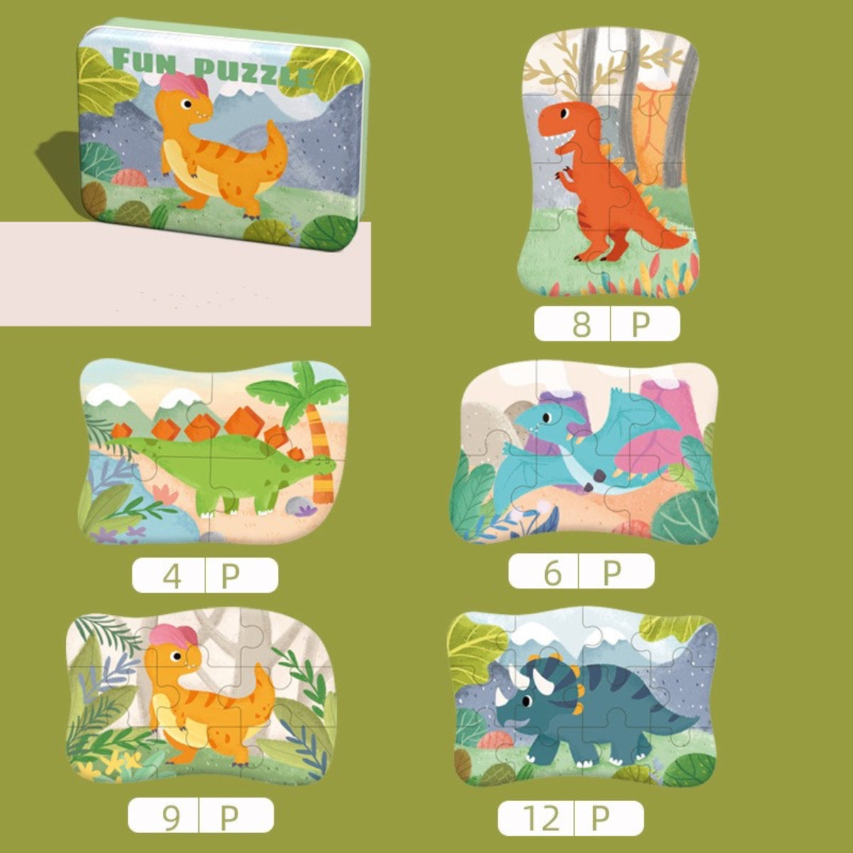 Fun Puzzles in a Tin