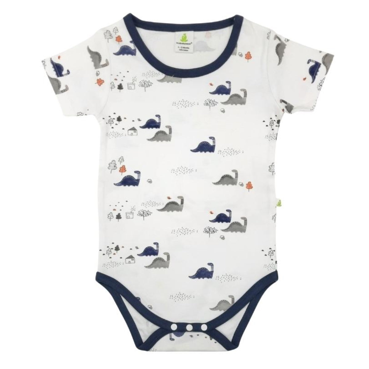 Dino World Short Sleeve Bodysuit