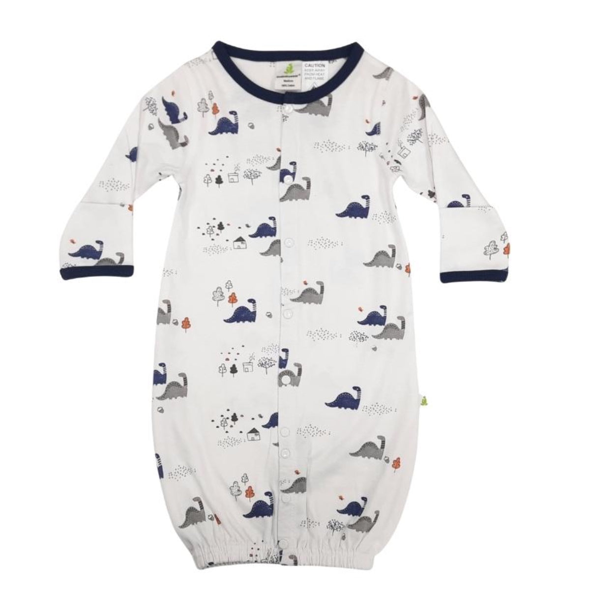 Dino World Convertible Sleep suit