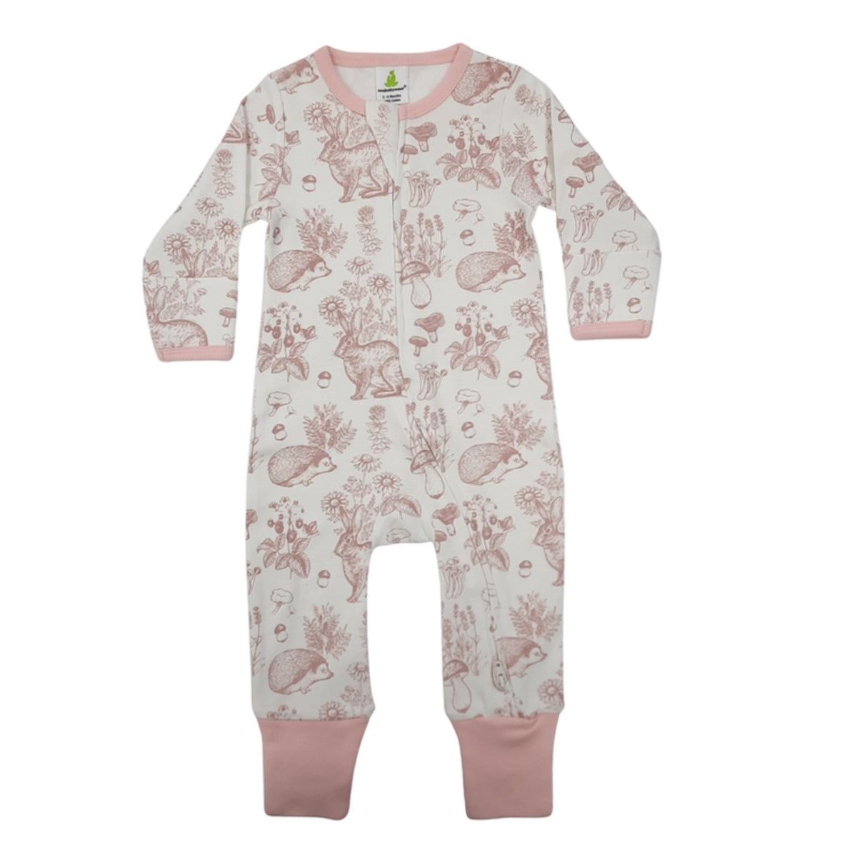 Mushroom Forrest Long Sleeve Zip suit