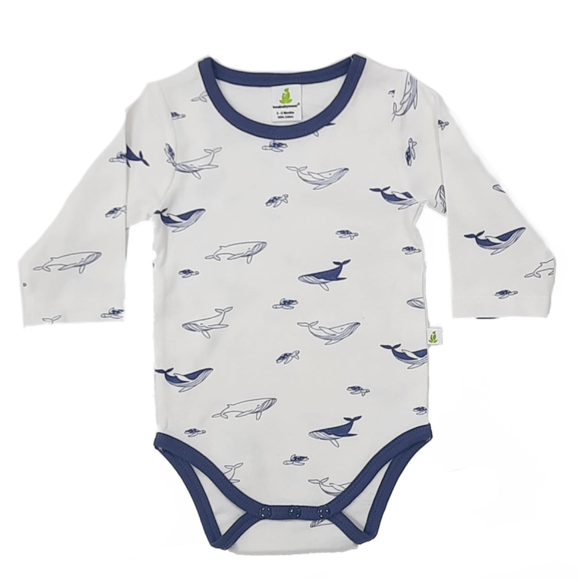 Deep Blue Sea Long Sleeve Bodysuit