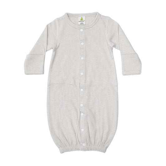 Granite Stripe Convertible Sleepsuit