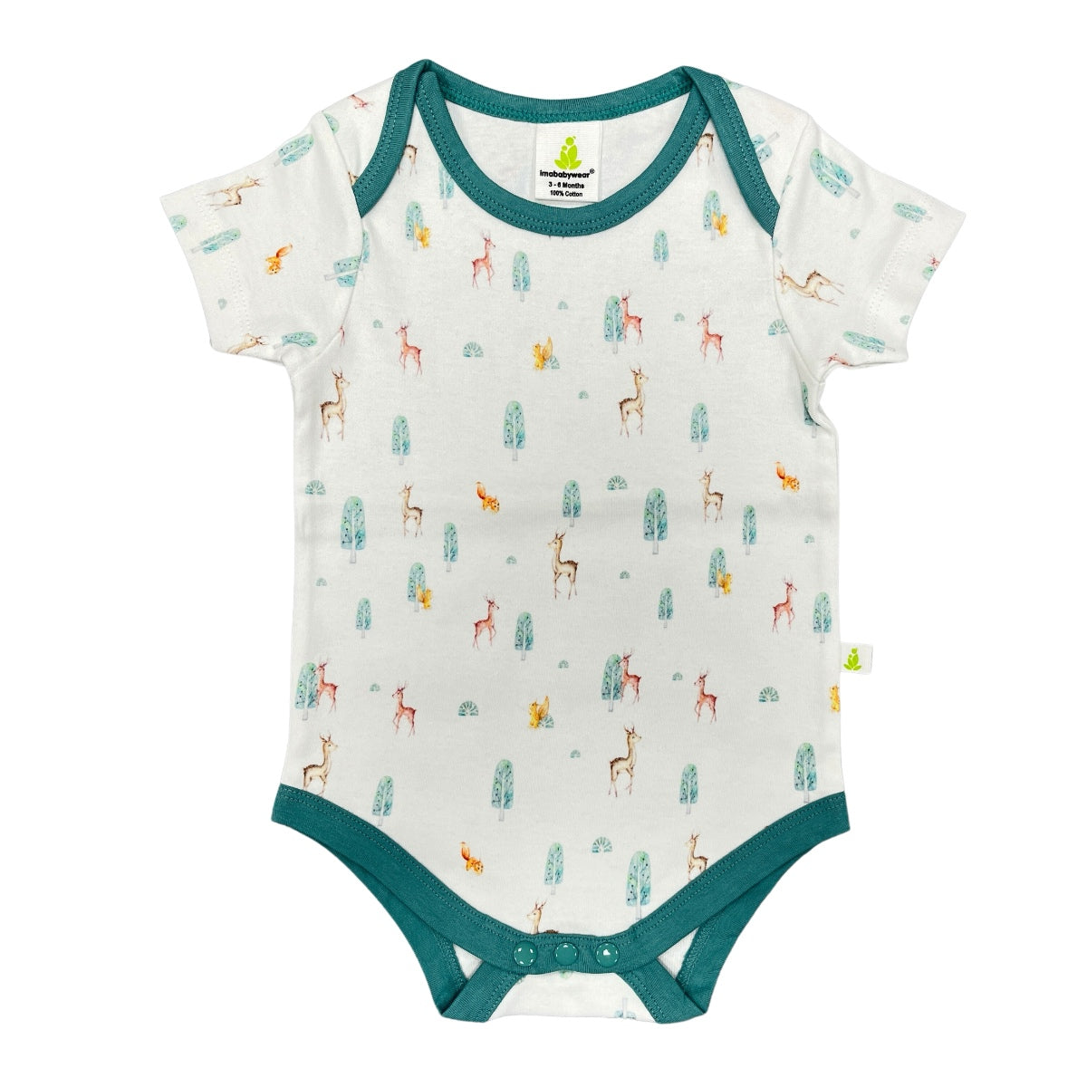 Taiga Deer Short Sleeve Bodysuit