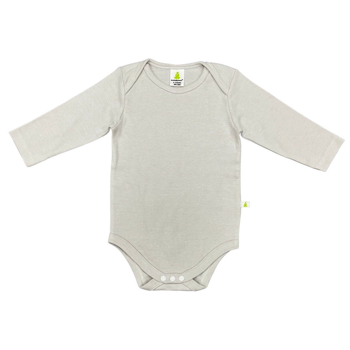 Granite Stripes Long Sleeve Bodysuit