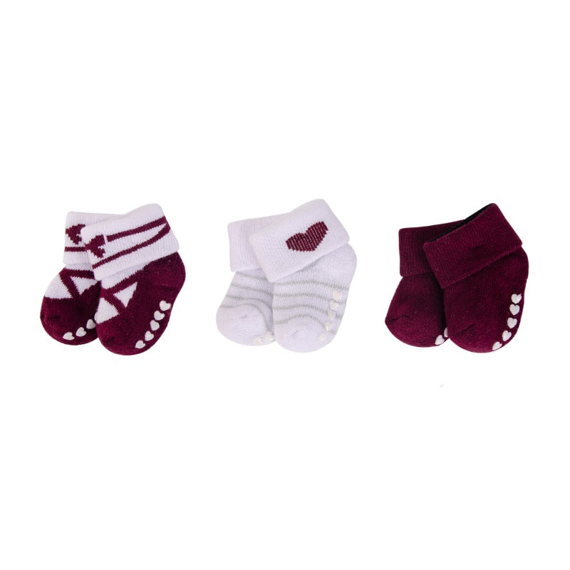 Baby Terry Socks - 3 Pack