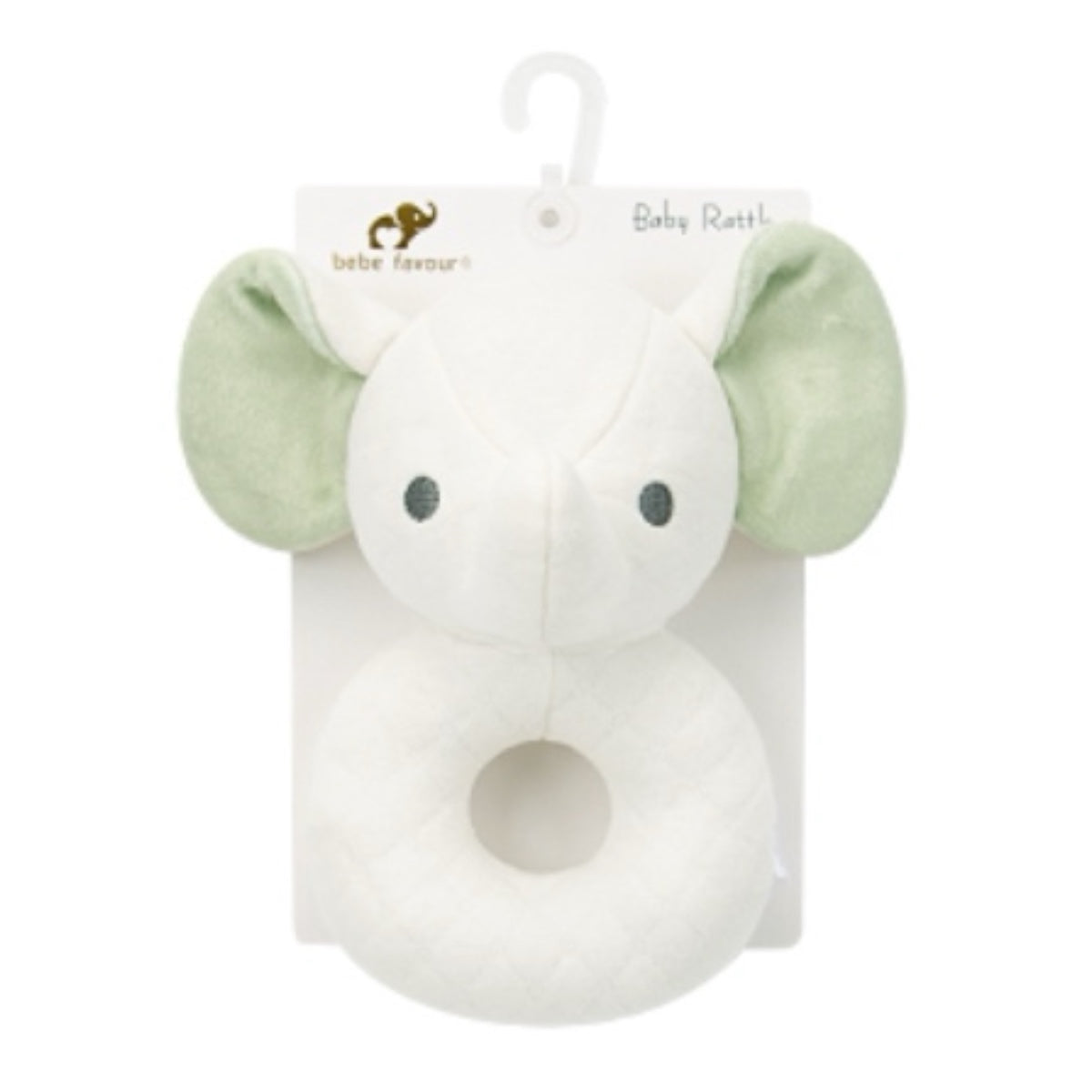 Soft Elephant Baby Rattle