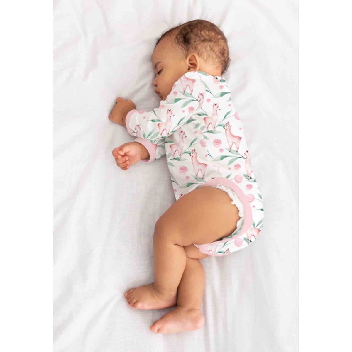 Pink Alpaca Long Sleeve Bodysuit