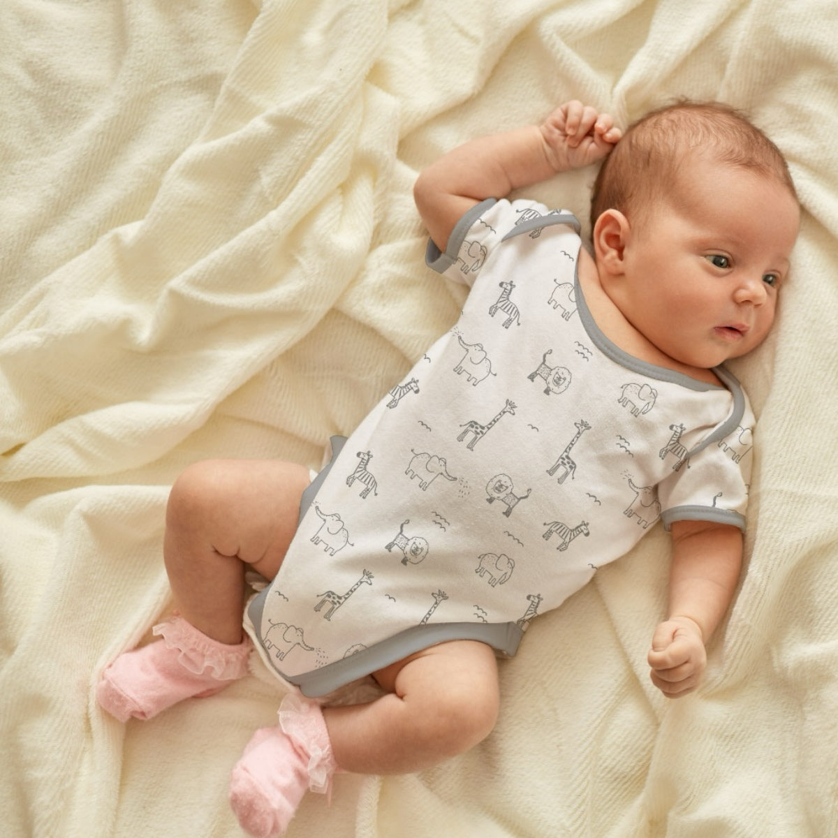 Zoo Life Short Sleeve Bodysuit