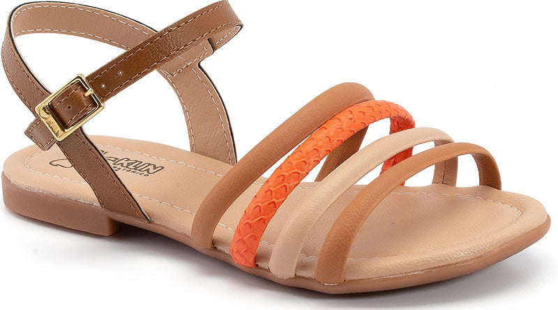 KLIN - Sandal Suami - Caramel/Nude