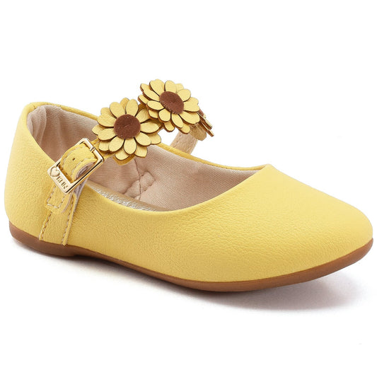 klin girls mary jane shoe yellow