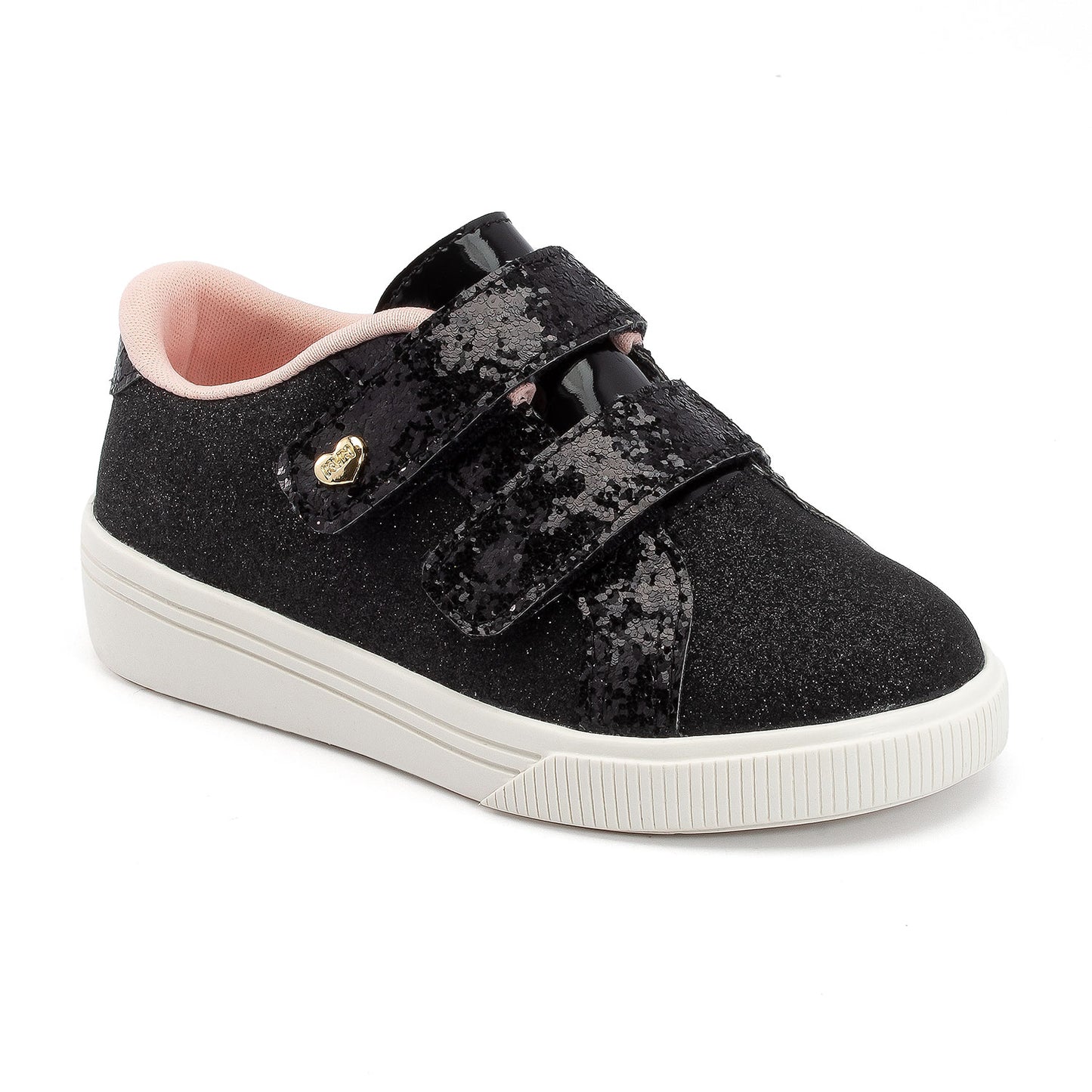 klin girls black sparkly shoe