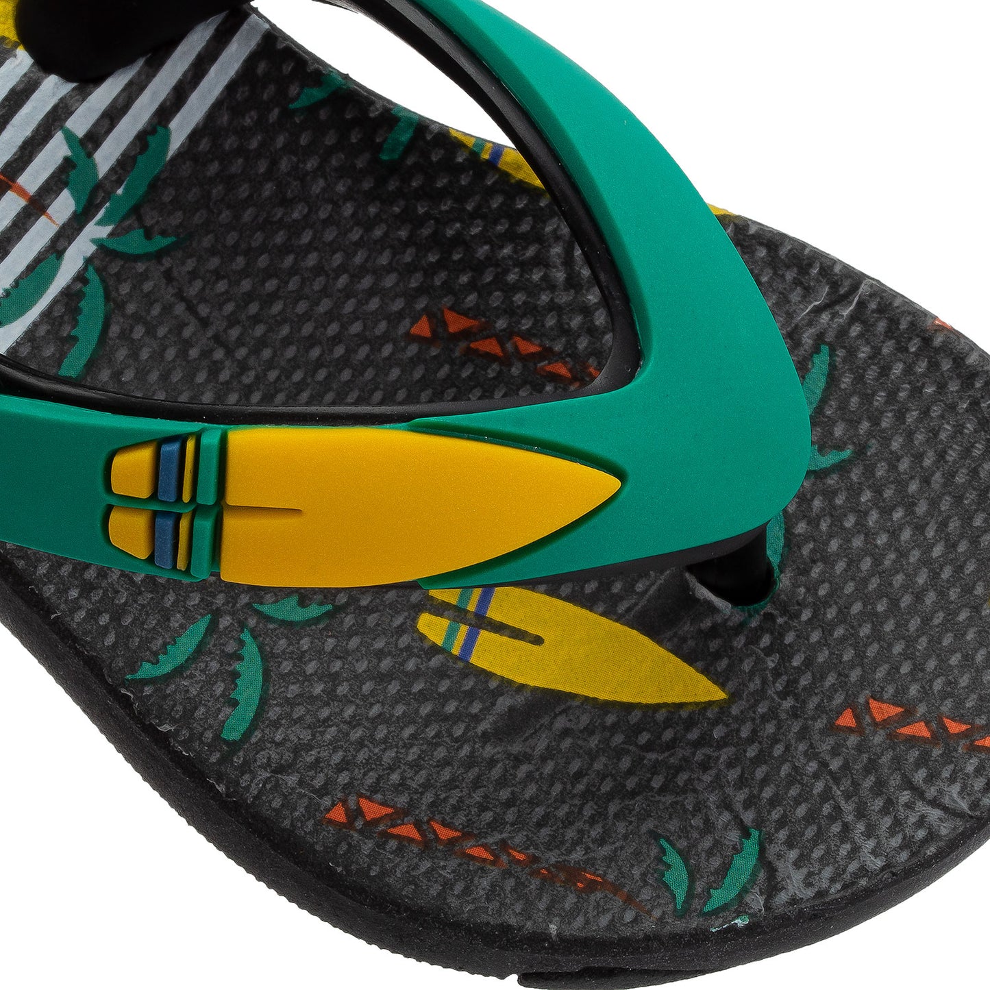 KLIN -Jandals - Black/Green