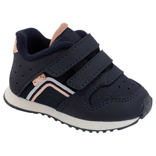Klin Kids Shoe navy pink glitter anatomical