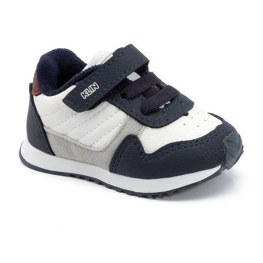 klin ergonomic kids shoe red navy white