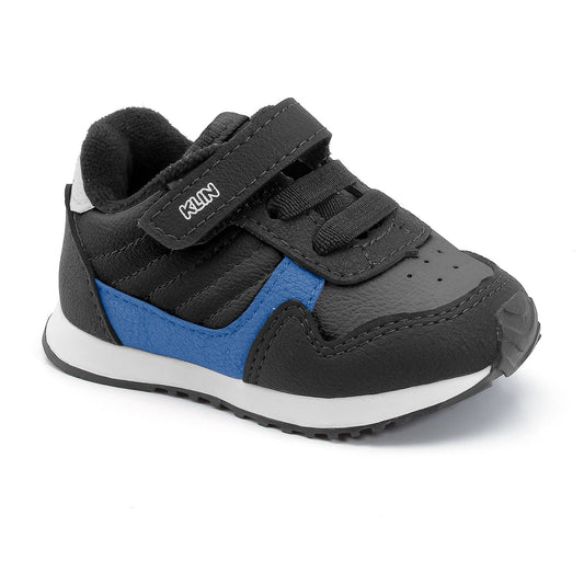 KLIN Mini Walk Sneaker - Black/White/Royal
