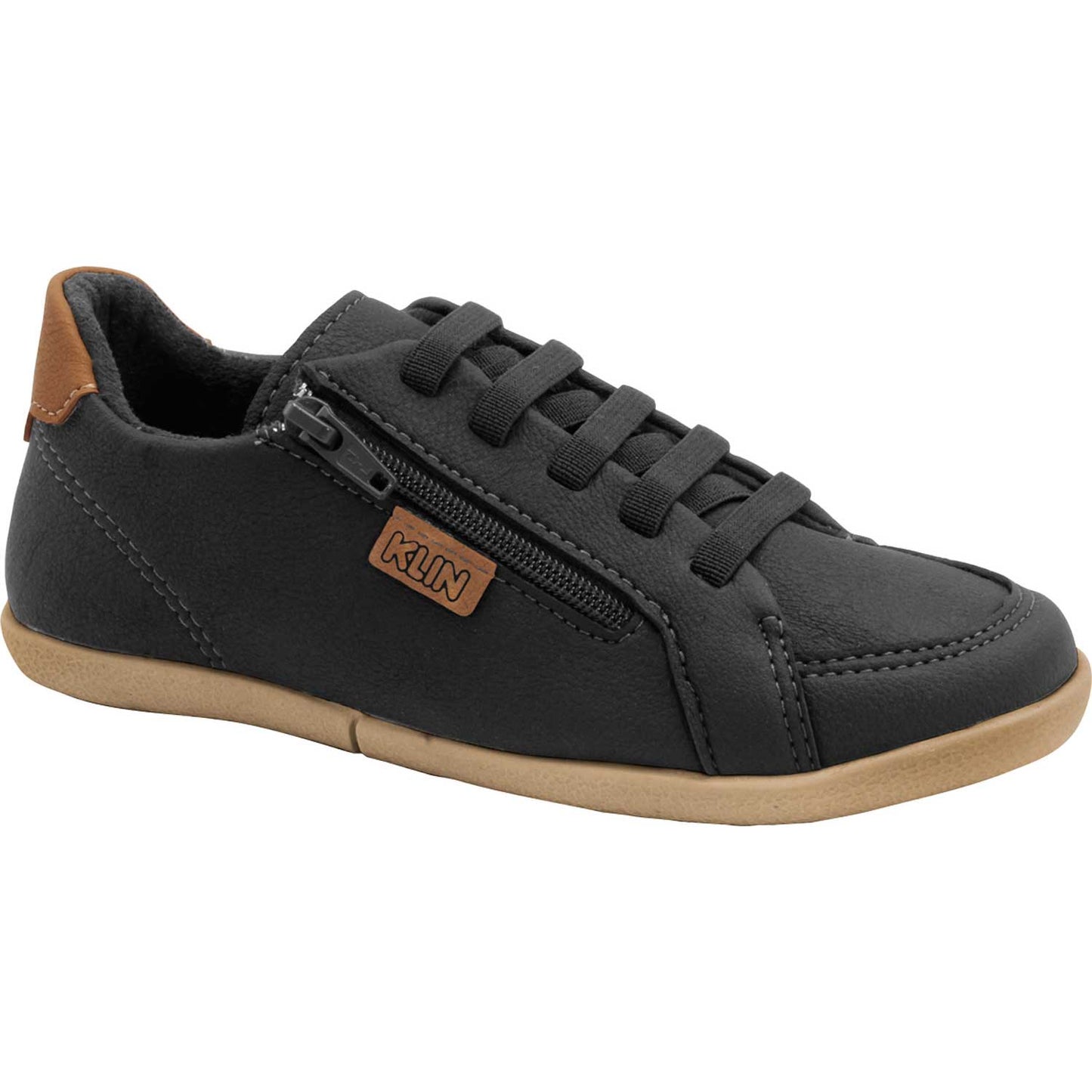 Klin black caramel comfortable sneaker