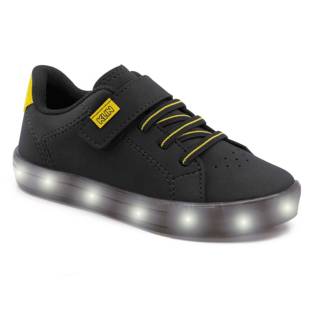 KLIN - Light up Sneaker - Black/Yellow