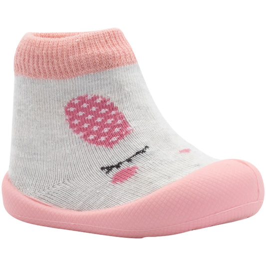 KLIN - Comfort Sole Sock - Grey/Rose