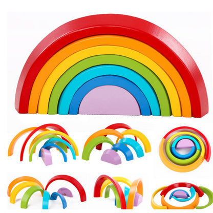 Rainbow Stacking Blocks