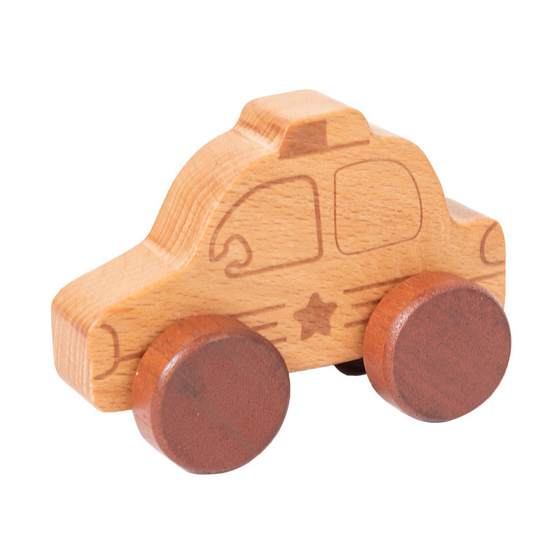 Wooden Push Along Vehicle