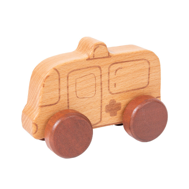Wooden Push Along Vehicle