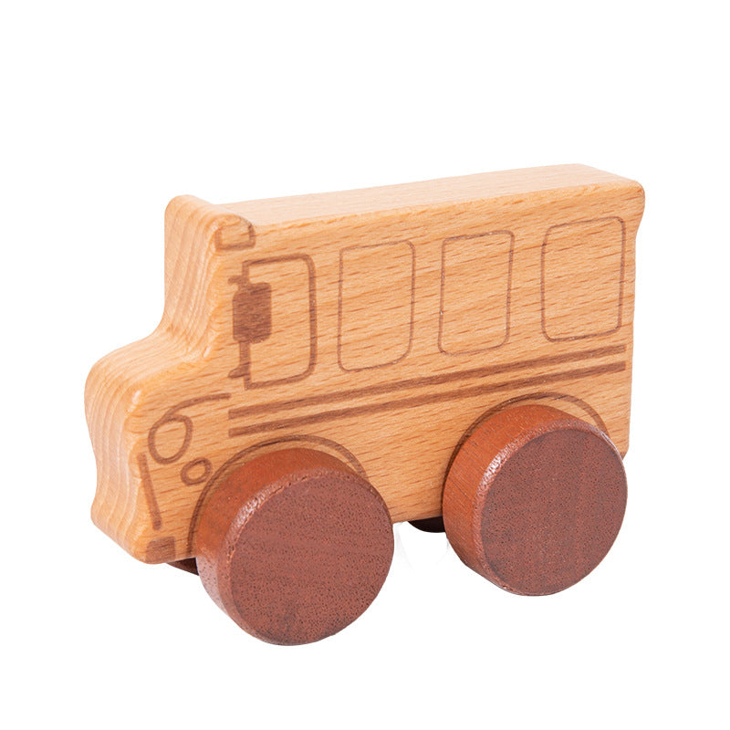 Wooden Push Along Vehicle