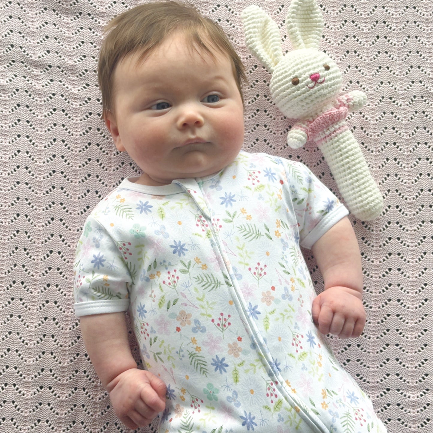 Flower Fairy Short Sleeve Zipsuit