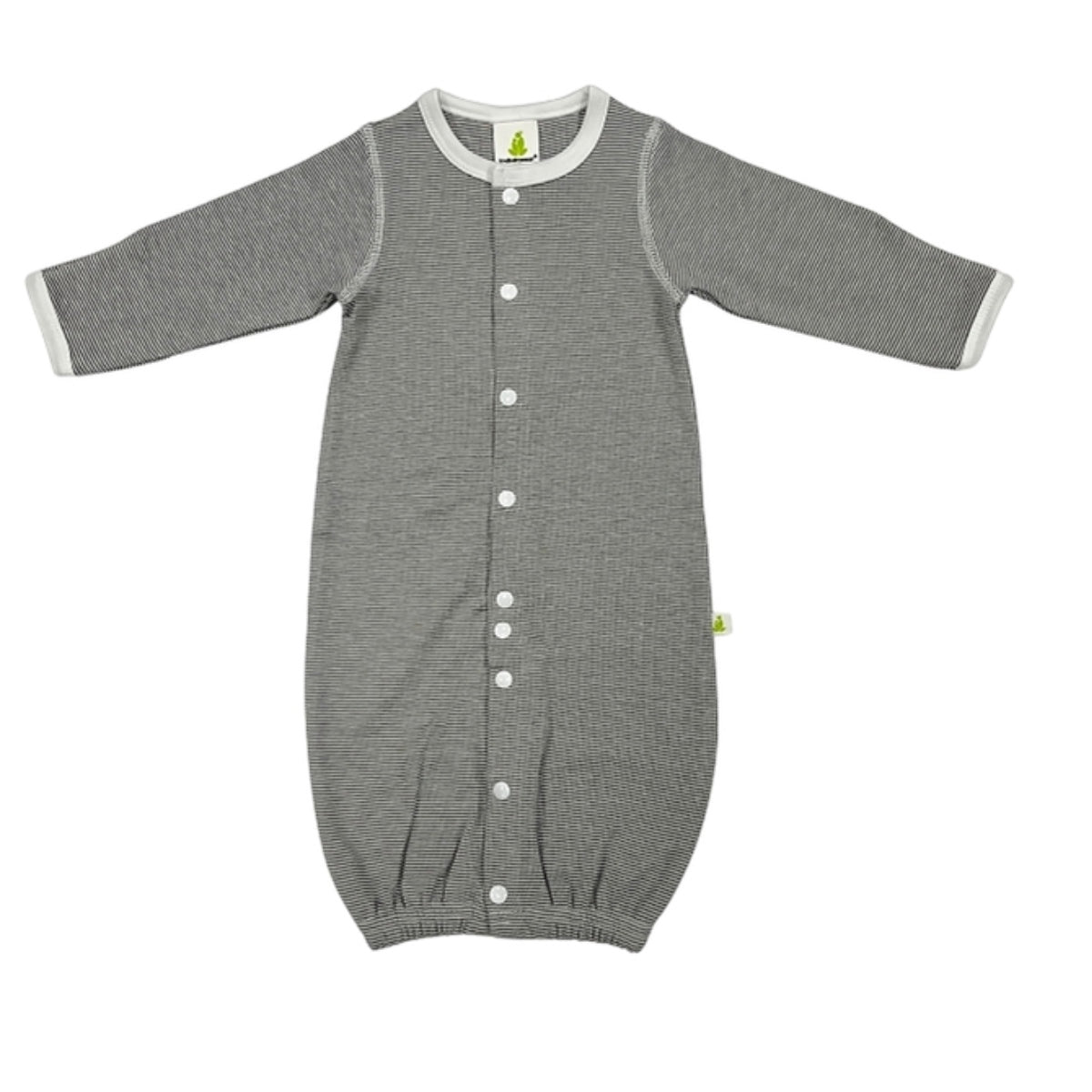 Granite Stripe Convertible Sleepsuit