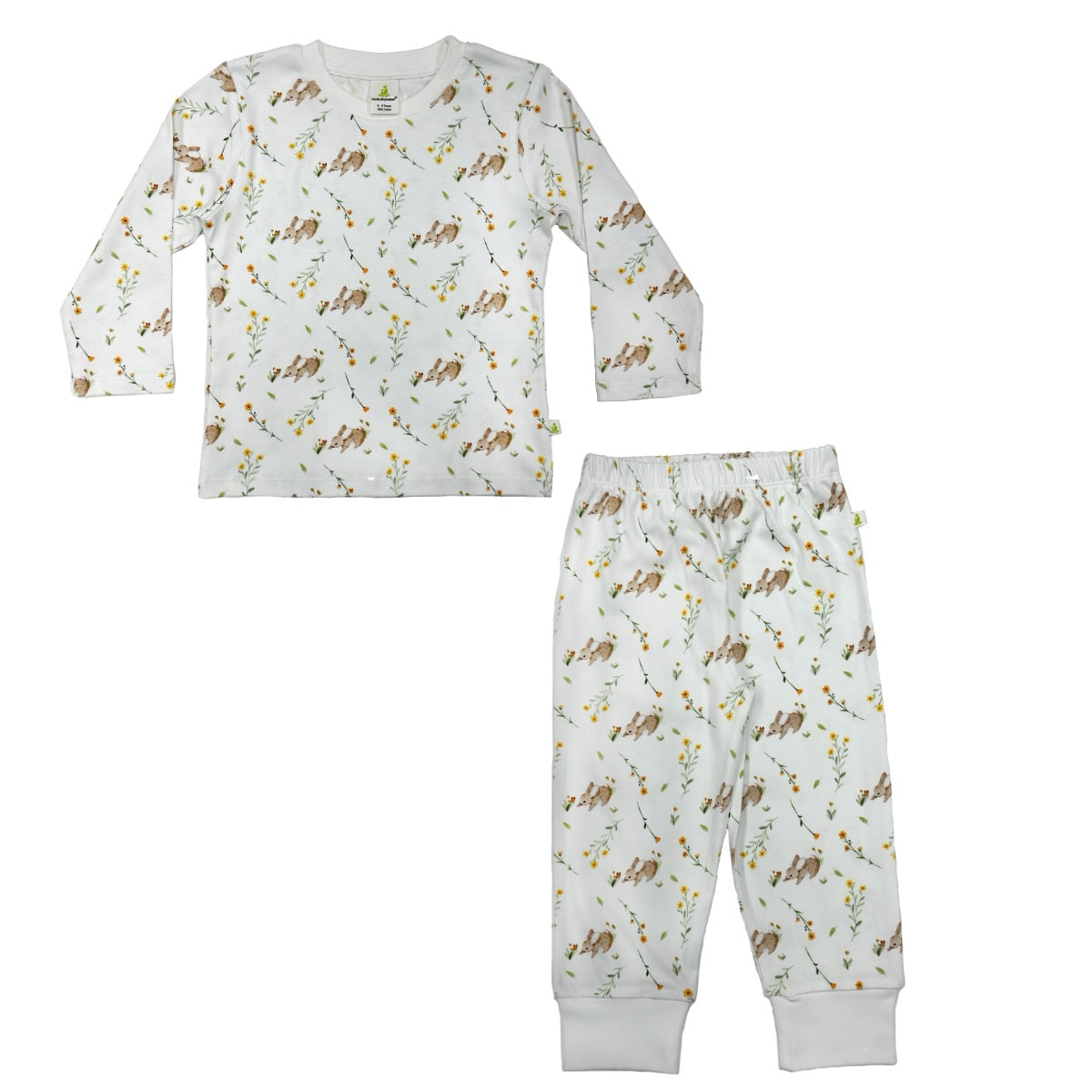 Bunny Bloom Long Sleeve Pyjama Set