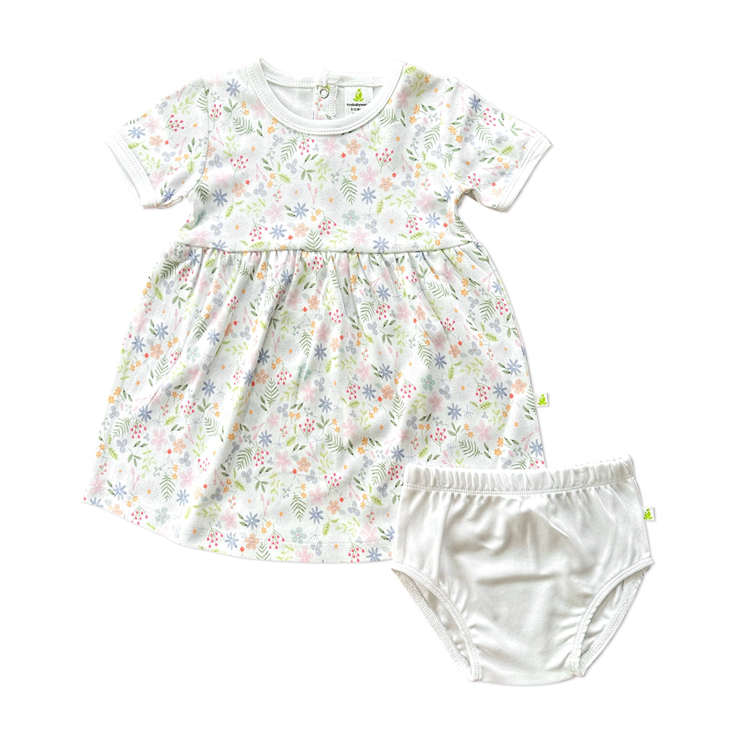 Flower Fairy Pricilla Short Sleeve Dress with Bloomers