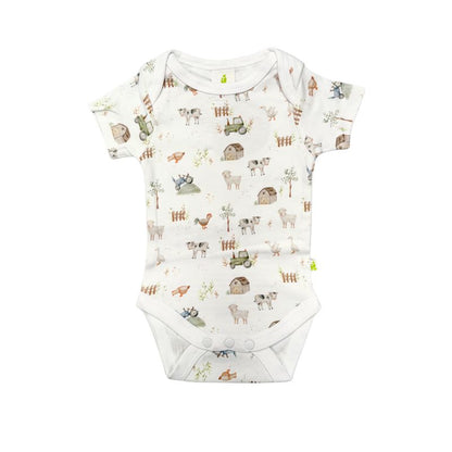 Farm Life Short Sleeve Bodysuit