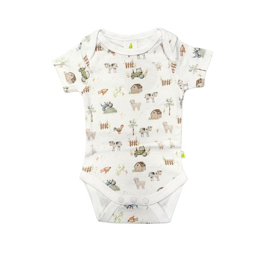 Farm Life Short Sleeve Bodysuit