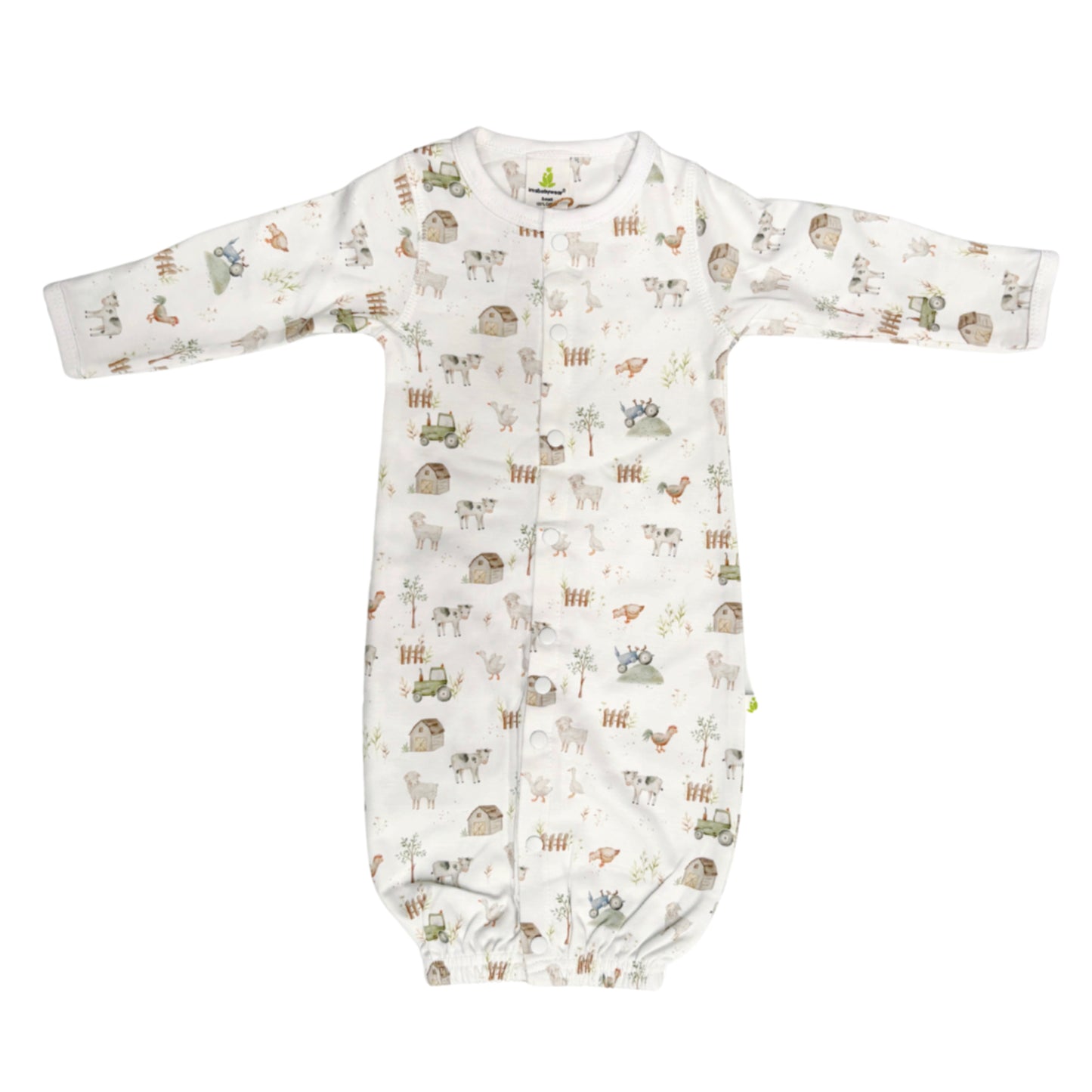 Farm Life Convertible Sleepsuit