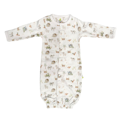 Farm Life Convertible Sleepsuit