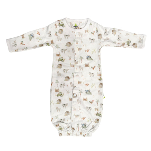 Farm Life Convertible Sleepsuit