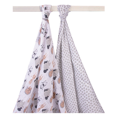 Muslin Swaddle Blanket - 2 piece set