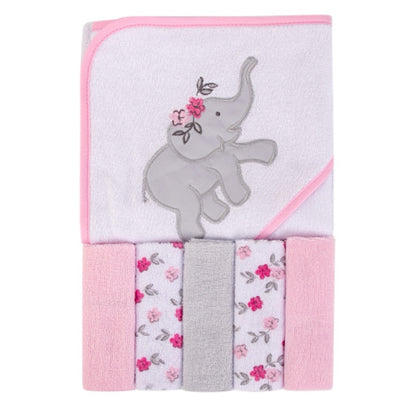 Hooded Towel and Washcloth Set