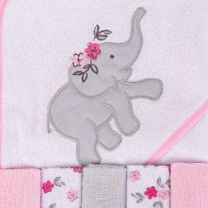 Hooded Towel and Washcloth Set