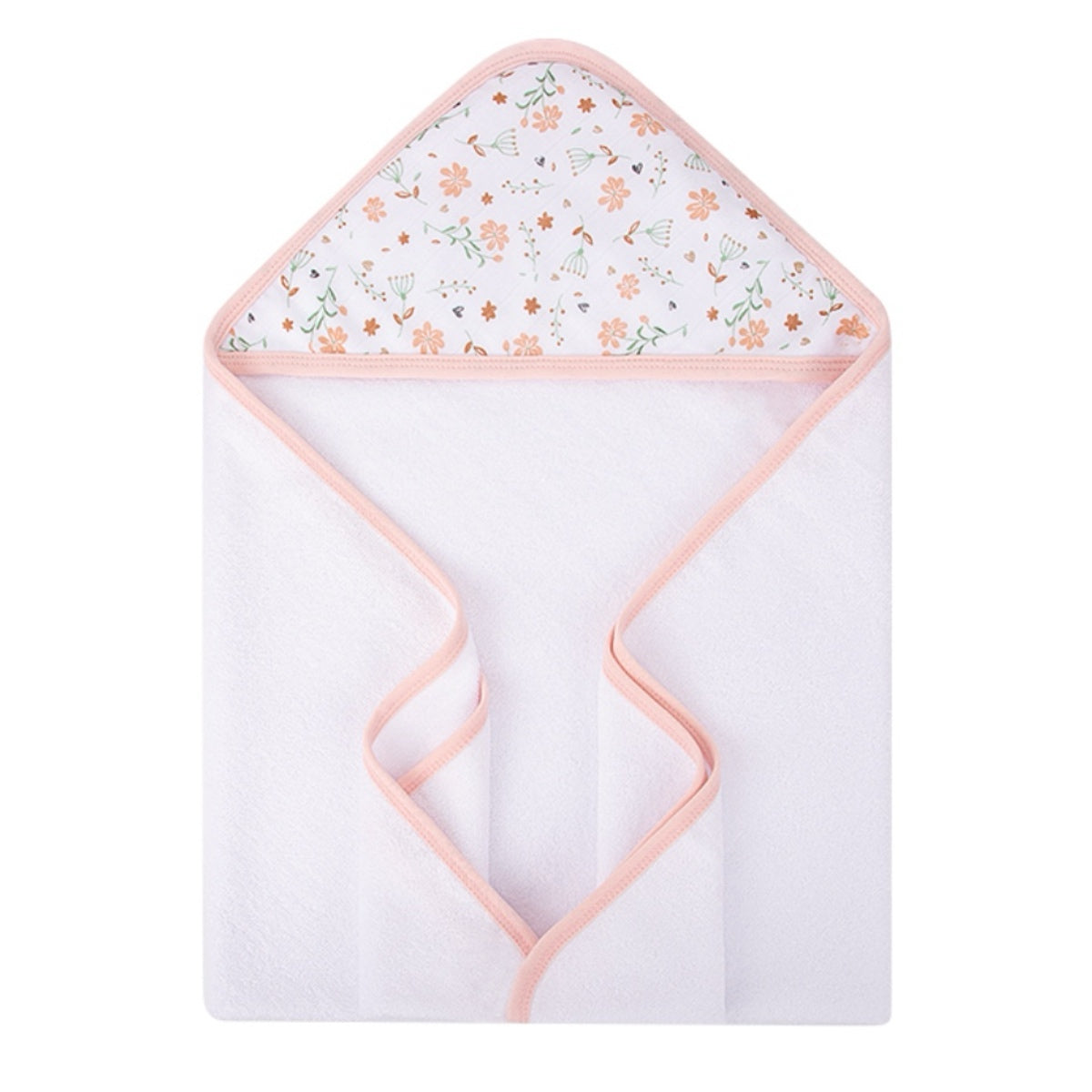 Floral Bamboo Hooded Towel