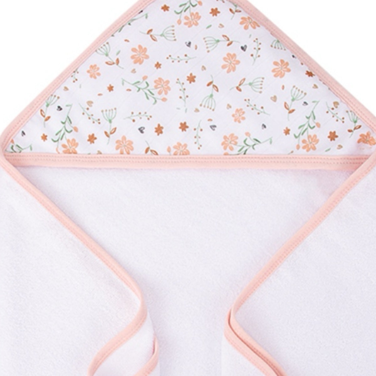 Floral Bamboo Hooded Towel