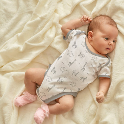 Zoo Life Short Sleeve Bodysuit