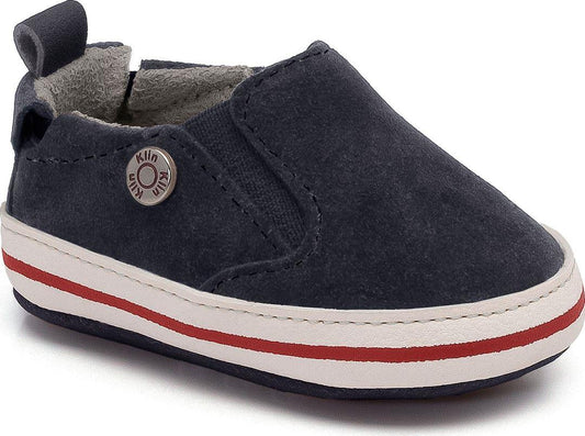 KLIN - Newborn Shoe - Navy/Red