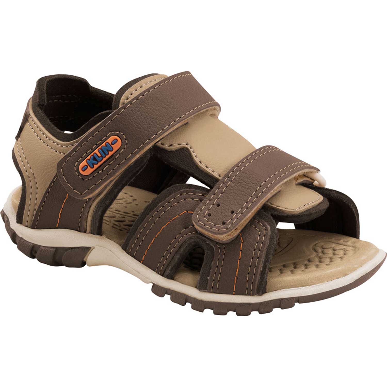 KLIN kids sandal Brown and Taupe