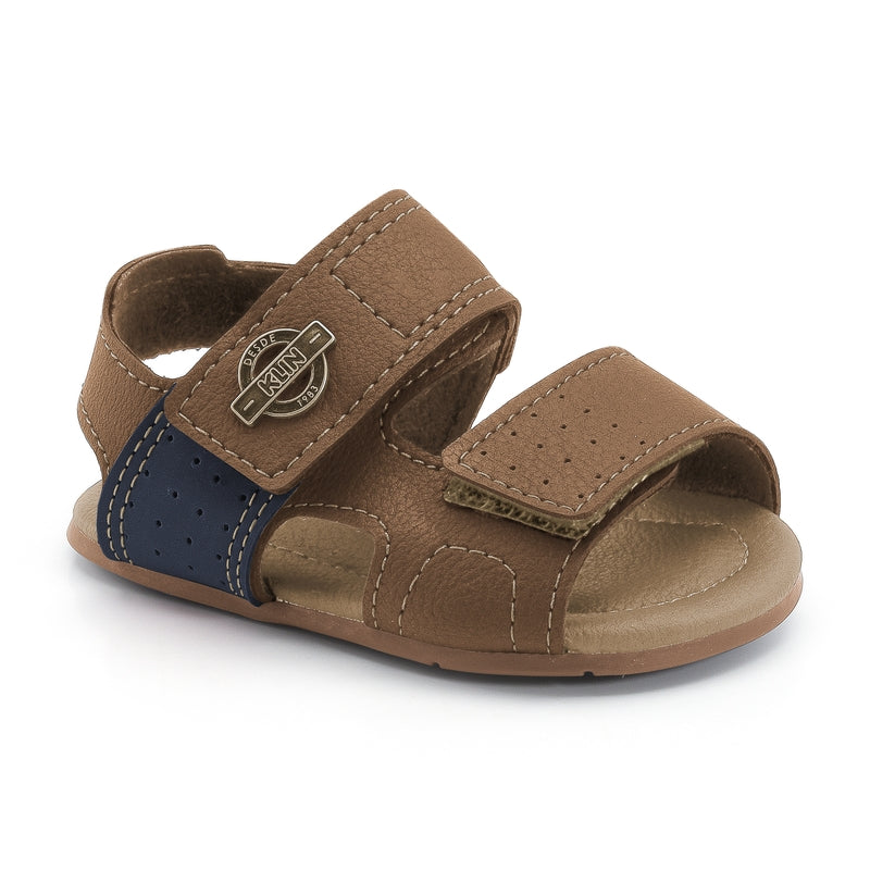 KLIN - Sandal Cup Cake - Caramel/Navy